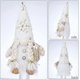 thumbnail image 4 of Adornos navideños: muñeco enano sin rostro con barba larga, sombrero de peluche y lámpara, regalo para llevar., 4 of 5