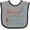 Heather and Black, variant on Inktastic Chess Player Like Daddy Boys or Girls Baby Bib