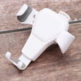 thumbnail image 3 of EeaseCA Support Universel pour Prise Automobile, Support de Téléphone, Évent Gravité, Pare-Brise, Ventouse Gravité, Support de Téléphone pour Voiture, Support de Téléphone Mobile pour Téléphone Mobile, Support de Navigateur GPS (Blanc), 3 of 7
