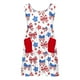 thumbnail image 1 of Odeerbi Niñas Día de La Independencia A-Línea Vestido de Tanque Con Bolsillos Verano Patriótico Estrella Raya Cuello Redondo Vestido de Sol Casual, 1 of 7