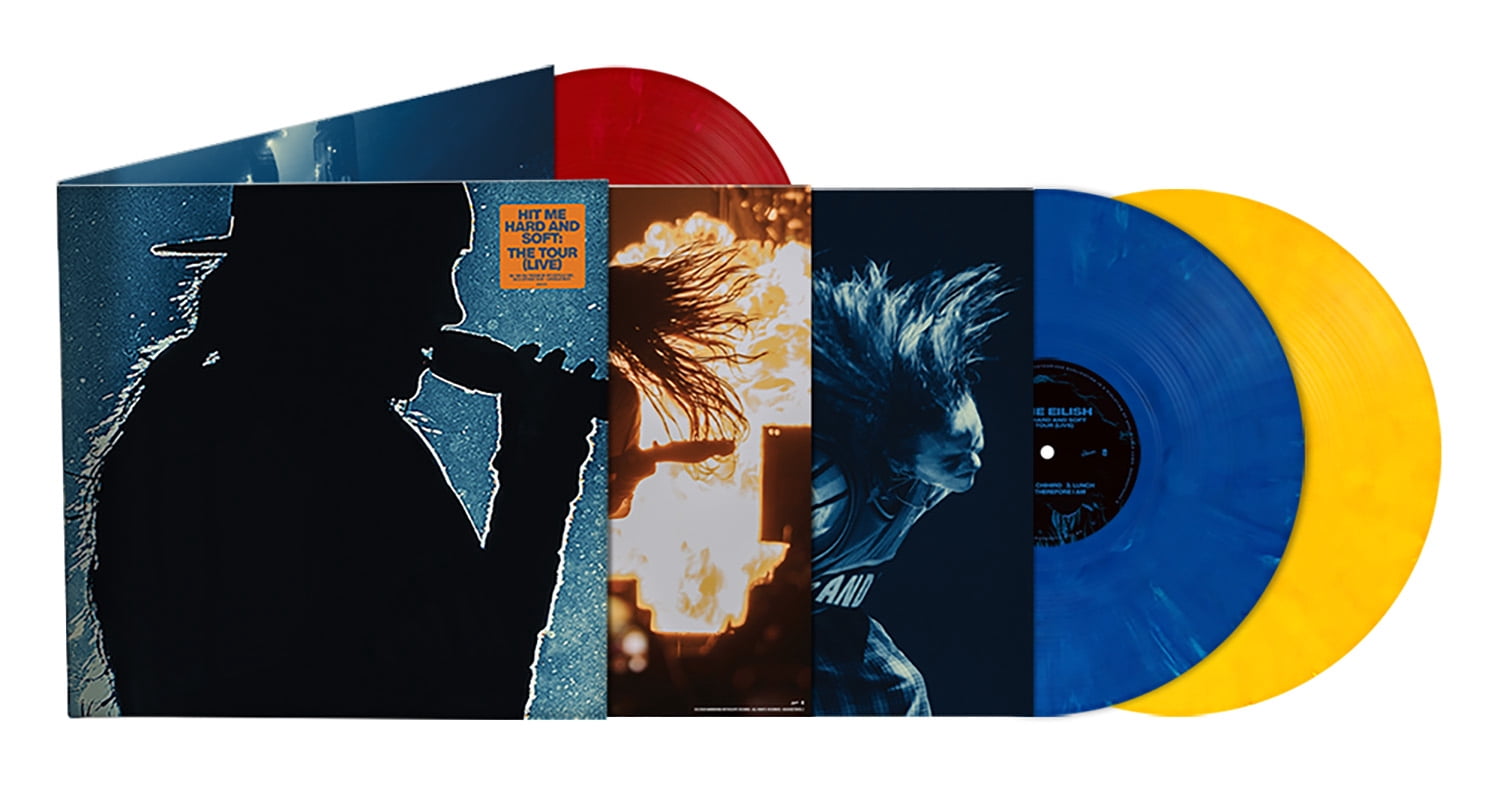Billie Eilish - HIT ME HARD AND SOFT: THE TOUR (LIVE) - Recycled Color 3 LP Vinyl