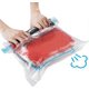 thumbnail image 1 of 10Pack Travel Space Saver Bags (4 x S, 3 x M, 3 XL), Reusable Vacuum Travel Storage Bag, Saves 75% of Storage Space, 1 of 5