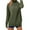 Blackish Green, variant on Womens Elegant Cold Shoulder Turtleneck Cut Out Pullover Sweater Long Sleeve High Neck 2 In 1 Casual Tops for Fashion and Comfort L Size Blackish Green