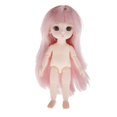 thumbnail image 1 of 13 articudo articudo móvil desnudo articuda cuerpo de muñeca con peluca de cabellero accesorio de piezas de bricoje 16cm Cabello con flequillo Yotijar BJD Doll Body, 1 of 10