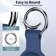 thumbnail image 5 of YUNOVA Multi-Color AirTag Silicone Case Set - 4 Durable Keychain Holders for Apple AirTag 2021, Waterproof Anti-Scratch GPS Tracker Cover with Carabiner, 5 of 6