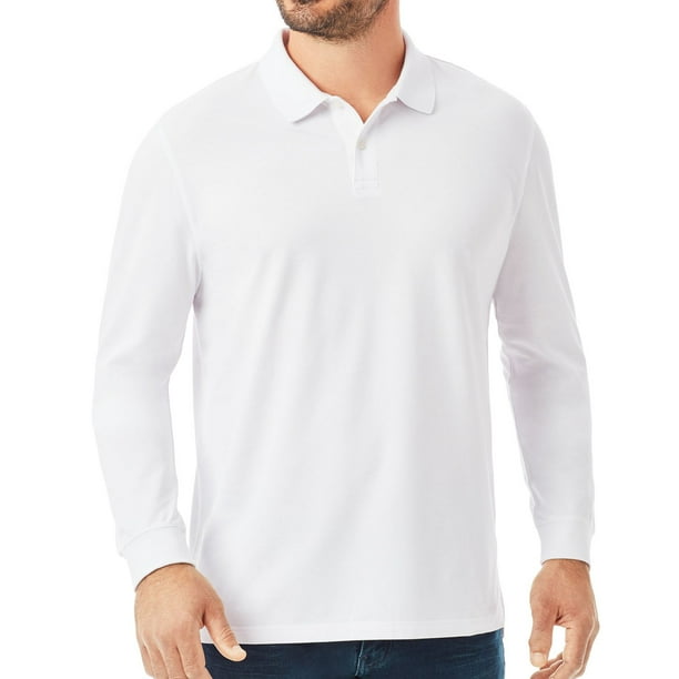 Member's Mark Long Sleeve Stretch Pique Polo - Samsclub.com