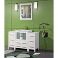 thumbnail image 2 of Vanity Art 48 in. W Single Sink Bathroom Vanity with Ceramic Top and Free Mirror, 2 of 9