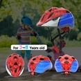 thumbnail image 2 of Atphfety Toddler Kids Bike Helmet Set with LED Light, 2 of 5