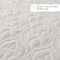 thumbnail image 5 of Noble Linens Ivory Damask Pattern Quilted Coverlet Set, King / CalKing, 5 of 12