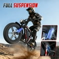 thumbnail image 4 of UL2849 Folding Electric Bike for Adults, 1000W Motor, 20"x4" Fat Tire,48V/17.5AH, 4 of 5
