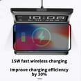 thumbnail image 3 of AZXY Wireless Charger,Charging Stations,Wireless Charging Station,Charging Stations for Multiple Devices at Once,Desktop 3 in 1 Fast Charger Pad With Alarm Clock for Phone, 3 of 7