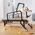 thumbnail image 6 of Jocisland Dog Treadmill for Medium and Large Dogs with Pace Adjustable Brake, Expanded Indoor Slatmill for Dogs with Roller Wheels, up to 330 lbs, 6 of 8