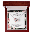 thumbnail image 4 of To My Daughter Blessing From Heaven Inseparable Necklace, 4 of 20