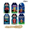 thumbnail image 1 of Themed Football Design 60pcs Paper Party Decoration Tag, 1 of 1