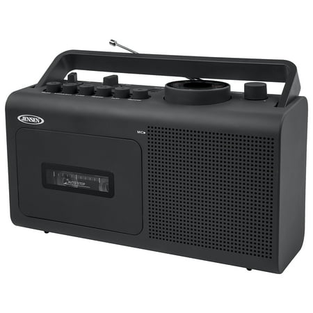 Jensen MCR-250 Portable Cassestte Player & Recorder with AM FM Radio
