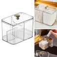 thumbnail image 2 of Organizador de baño / Caja de almacenamiento de herramientas de maquillaje multifunción transparente / Dab de maquillaje Claro Yuyangstore Estuche de almacenamiento de almohadillas de maquillaje, 2 of 8