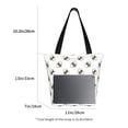thumbnail image 2 of Lsque Bee Pattern Beach Tote,Shoulder Handbag,Spacious Tote Bag,Lightweight Travel Bag,Versatile Shopping Bag, 2 of 6