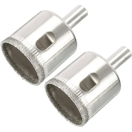 

Maozh01 2pcs Diamond Drill Bit Hole Saw Diamond Core Bit for Ceramic Marble Glass Tile 30mm