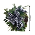 thumbnail image 3 of ICQOVD Simulation Leaf Bee SunflowerWreath Artificial Garland Hanging Pendants Wedding, 3 of 7
