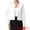 White, variant on DARING DIVA Women's Tweed Long Sleeve Collarless Open Front Blazer XS White