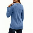 thumbnail image 6 of Plus Size 2X Women's Tunic Sweaters Long Sleeve Loose Fit Knit Tops Trendy Comfortable Casual Wear for Everyday, 6 of 7