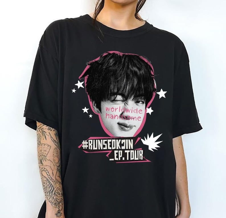 #RUNSEOKJIN EP TOUR Tシャツ T Shirt - Jin Runseokjin EP Tour 2025 – By Hallyuu