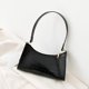 thumbnail image 5 of Bolso retro de piel de cocodrilo para mujer, bolso de mano de color puro (negro) Tmvgtek Oficina Multiescena Multifunción, 5 of 9
