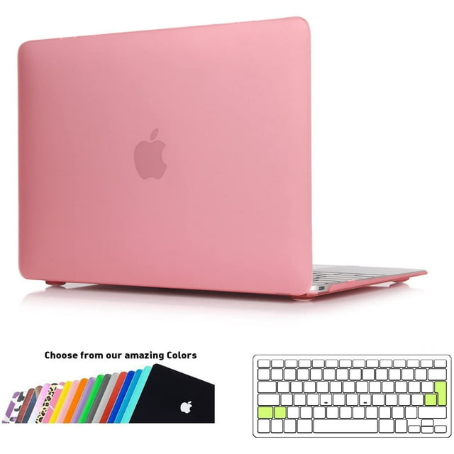 MacBook 12 Case Cover, Ultra Slim Plastic Hard Shell Case Cover with EU Transparent Keyboard Protector Protective Cover for Apple MacBook 12 Retina,Model: A1534