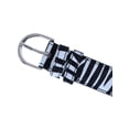 thumbnail image 3 of CTM  Leather 1 1/8 Inch Zebra Print Dress Belt (Women), 3 of 5