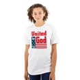 thumbnail image 3 of United By God Patriotic Christian USA Men's Graphic T Shirt Tees Brisco Brands S, 3 of 6