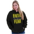 thumbnail image 4 of Christian Religion Faith Over Fear Hoodie Sweatshirt Women Men Brisco Brands S, 4 of 6