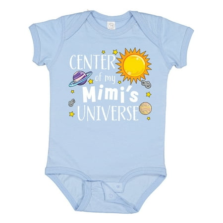 

Inktastic Center of My Mimi s Universe Gift Baby Boy or Baby Girl Bodysuit