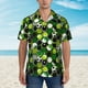 thumbnail image 2 of Balery Soccer1 Camisas hawaianas de manga corta para hombre, camisas playeras de corte holgado, camisas de vacaciones con botones,Medium, 2 of 7