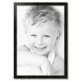 thumbnail image 2 of ArtToFrames 26" x 38" Honors Black with Silver Picture Frame, 26x38 inch Black Wood Poster Frame (WOM-5157), 2 of 7