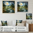 thumbnail image 4 of Designart "Winding River in the Countryside I" Landscapes Wall Decor, 4 of 5