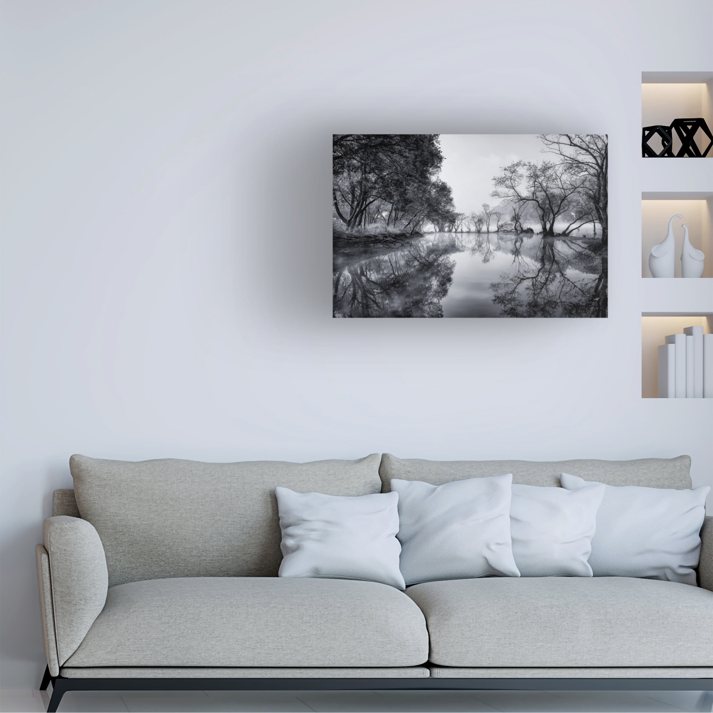 Tiger Seo 'Healing Spot' Canvas Art