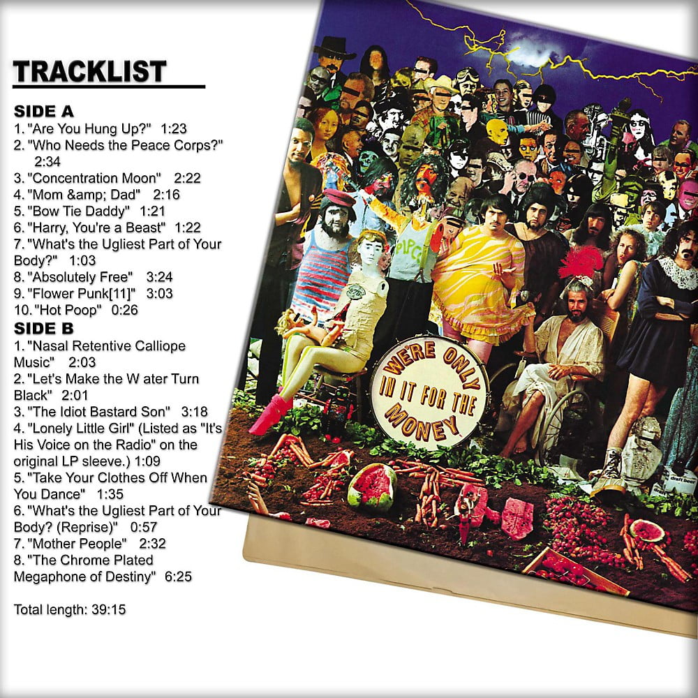 Frank Zappa - We're Only In It For The Money - Music & Performance