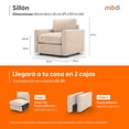 thumbnail image 2 of Sillón Seccional Modular Adapti Beige Ostra | Modulo A, 2 of 9