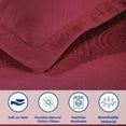 thumbnail image 2 of Superior Celtic Circle Cotton Decorative Bedspread and Sham Set, Twin, Burgundy, 2 of 10