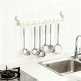 thumbnail image 2 of TIELUTT Wall Hooks Rack Kitchen Rail Space Saving Utensil Holder Dish Brush with Holder Kitchen Brush Holder Dish Drying Rack over Kitchen Stainless Steel Sponge Holder Home Gadgets Must Have, 2 of 4