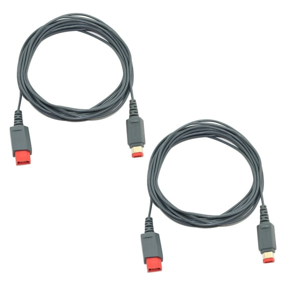 Sensor Bar Extension Cable Cord for Nintendo Wii & Wii U 10ft/3M, Extension Cable Cord for Wii & Wii U Sensor Bar Lead (2 Pcs)