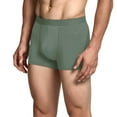 thumbnail image 3 of Abomasnow Mens Cotton Stretch Classics Underwear Breathable Ball Pouch Low Rise Boxer Briefs Solid Moisture-Wicking Everyday Briefs, 3 of 6
