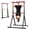 Red, variant on Primy 350lbs Foldable Pull Up Station, Pull Up Bar for Home Gym Workout, Free-Standing Dip Station Power Tower Strength Training Fitness Equipment