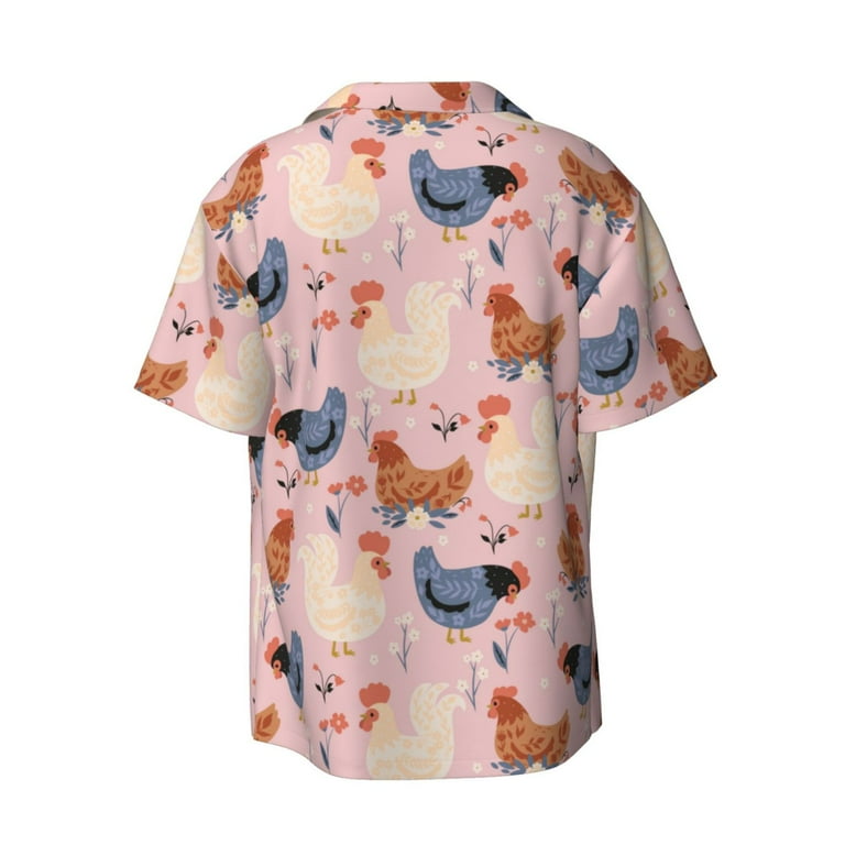 chicken dress shirt Poncho The Chicken Original Short Sleeve Shirt