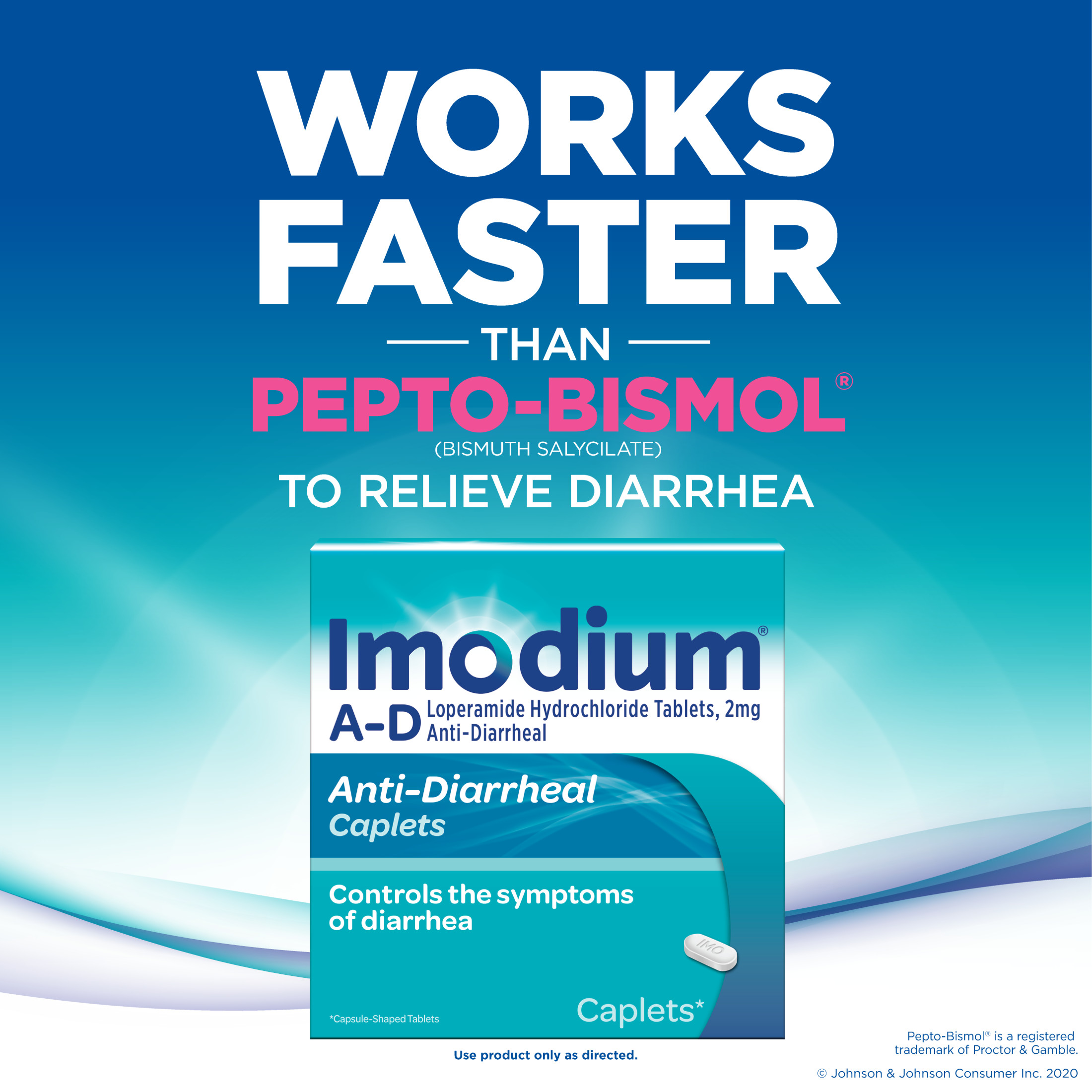 Imodium A-D Diarrhea Relief Caplets, Loperamide Hydrochloride, 24 Ct. - image 4 of 9