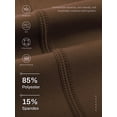 thumbnail image 5 of NELEUS Womens Plus Size High Waist Capri Yoga Leggings Cropped Pant for Workout with Two Pockets,Coffee Brown,US Size 3XL, 5 of 11