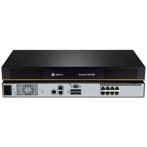 Vertiv Avocent AV3000 8-Port KVM Over IP Switch AV3108400