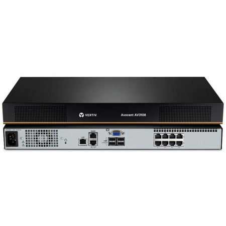 UPC: 0636430089294 | AutoView AV3108 – KVM switch – 8 x KVM port(s) – 1 local user – 1 IP user