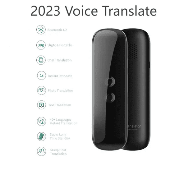 Languages AI Voice Translator App Bluetooth Real Time Instant Photo/Text/Tele-networking Dialogue Translations For Travel