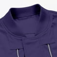 thumbnail image 4 of RYDCOT Men Casual Cardigan Solid Color Long Sleeve Stand up Collar Zipper Cardigan Workwear Jackets Purple XXXXL(XXXXL), 4 of 9